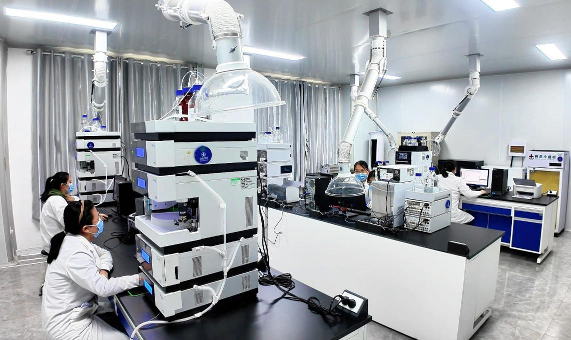 鑫煜制藥檢驗中心。受訪企業(yè)供圖