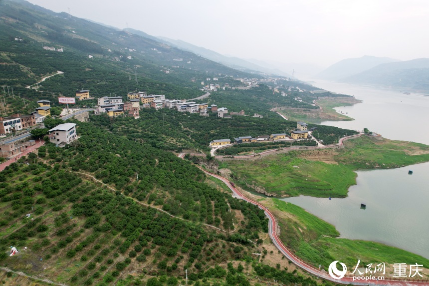 豐都縣安坪鎮(zhèn)三沱村。人民網(wǎng)記者 劉政寧攝