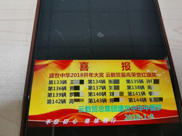 “紅旗獎”部分獲獎名單。臺商分局供圖 “紅旗獎”部分獲獎名單。臺商分局供圖