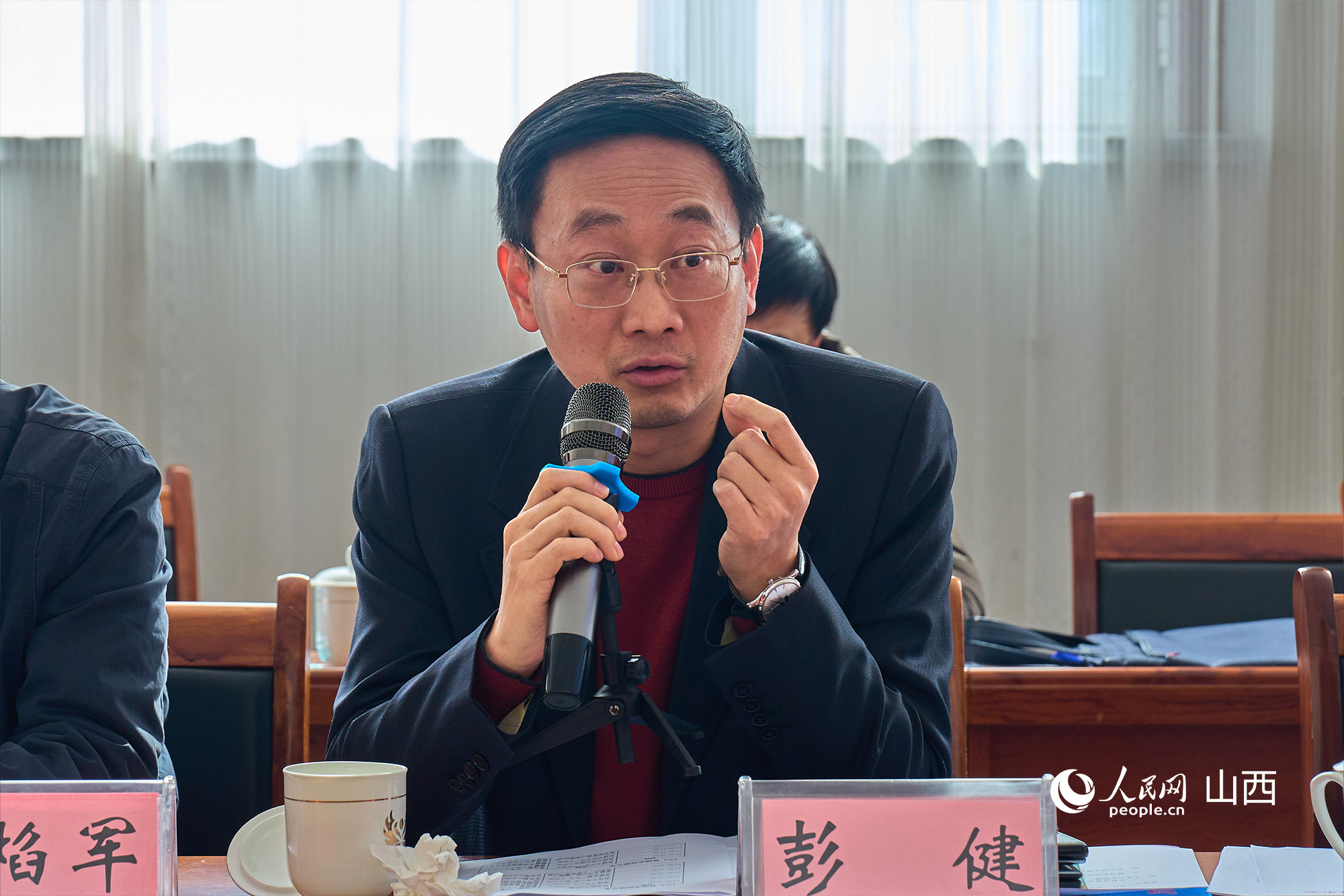 文化和旅游部文化和旅游研究基地（中國傳媒大學）主任彭健。人民網(wǎng) 張超寧攝